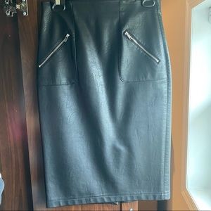 Leather skirt